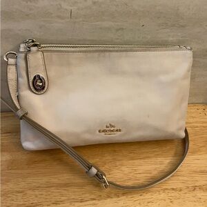Coach Crosby Double Zip Smooth Calf Leather Crossbody
